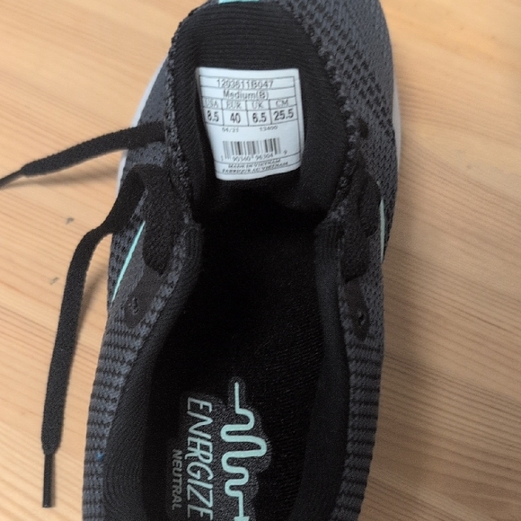 Brooks Charcoal and Aqua Athletic Shoes - Picture 2 of 5